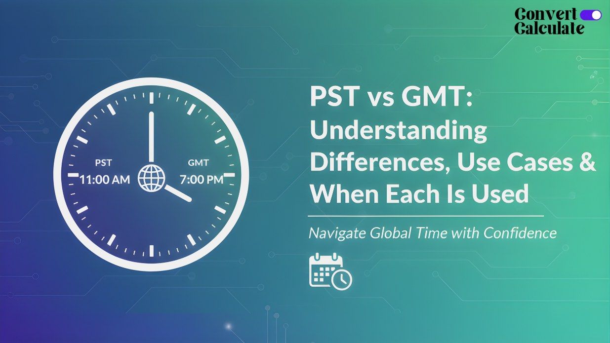 PST vs GMT: Understanding Differences, Use Cases & When Each Is Used 