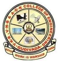 VKR VNB and AGK College of Engineering, (VKRVNBAGKCE) Eluru
