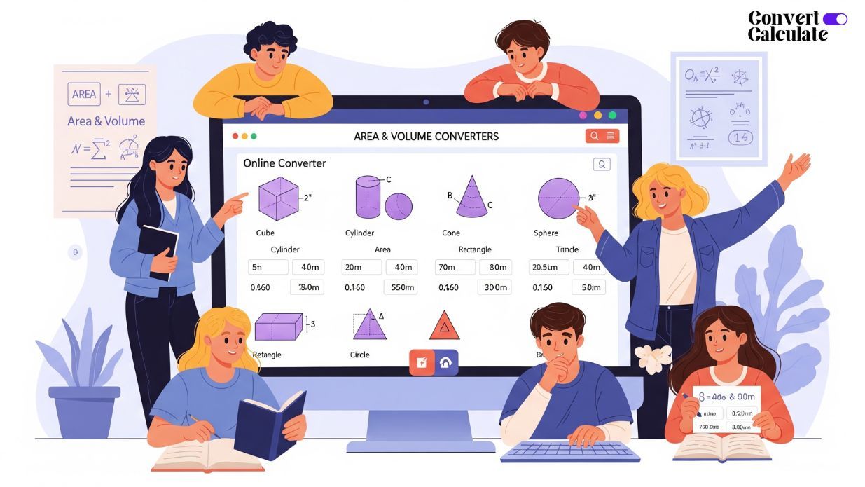 Why Students Need Online Area & Volume Converters